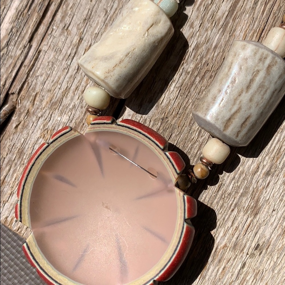 OOAK Artisan statement necklace by designer Susan Ray. - Picture 6 of 16